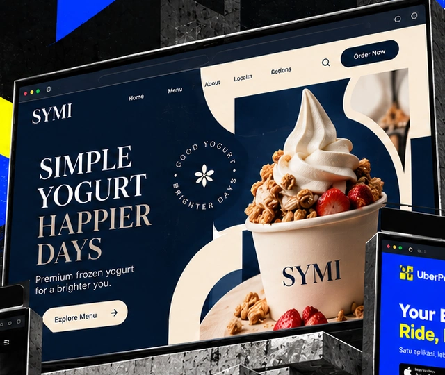 Visual konsep Symi Yogurt