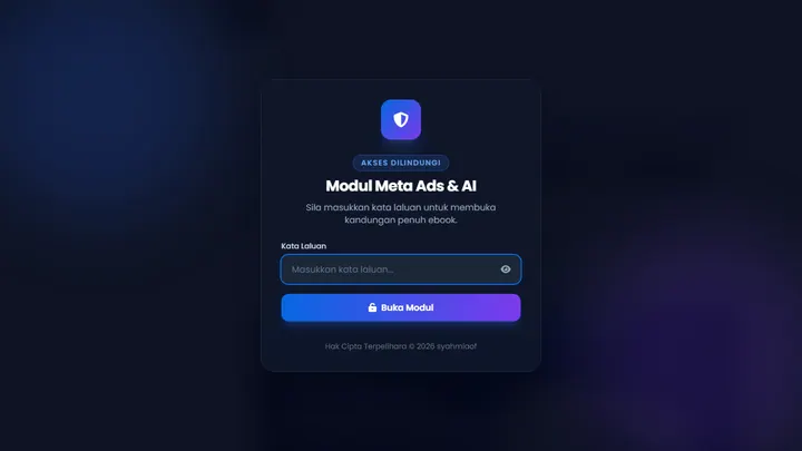 Pratonton Modul Meta Ads + AI